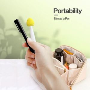 Double-Sided Heart <b>Silicone</b> Face Cleansing Brush Manual Facial Scrubber Deep Pore Cleaning Nose Blackhead Remover Skin Care <b>Tool</b> - Product Image 4