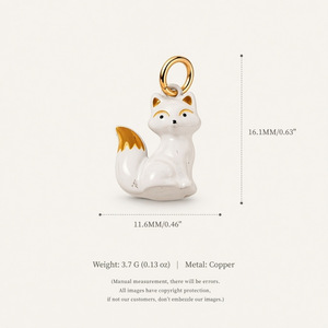 Colgantes de Animales en 3D de Manna Cute, Dijes de Esmalte Duradero Pintados a Mano - Gatos/Perros/<span class=keywords><strong>Pantera</strong></span> <span class=keywords><strong>Rosa</strong></span> - Product Image 5