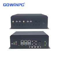 PC de Control de Automatización Industrial Intel i3-7100U i5-8400 i5-9500 i7-9700 6COM, Computadora de Control de Máquinas, 4K HDMI, 2 LAN, Windows 10