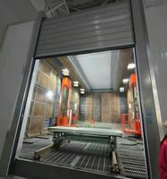 Cabine de sablage électrique écologique avec système de dépoussiérage, sablage industriel motorisé sans poussière à haute performance