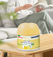 Gel solide de parfum citron longue durée pour voiture rafraîchissante personnalisée Rayshine pour parfum d'air 100 G