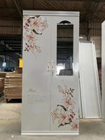 Armoire de chambre à coucher en acier armoire de rangement à double porte pour vêtements armoire placard casier en acier pour la maison