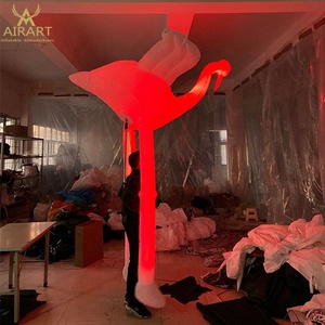 Đường diễu hành Inflatable Flamingo con rối, người lớn Inflatable Flamingo trang phục cho hiển thị - Product Image 3