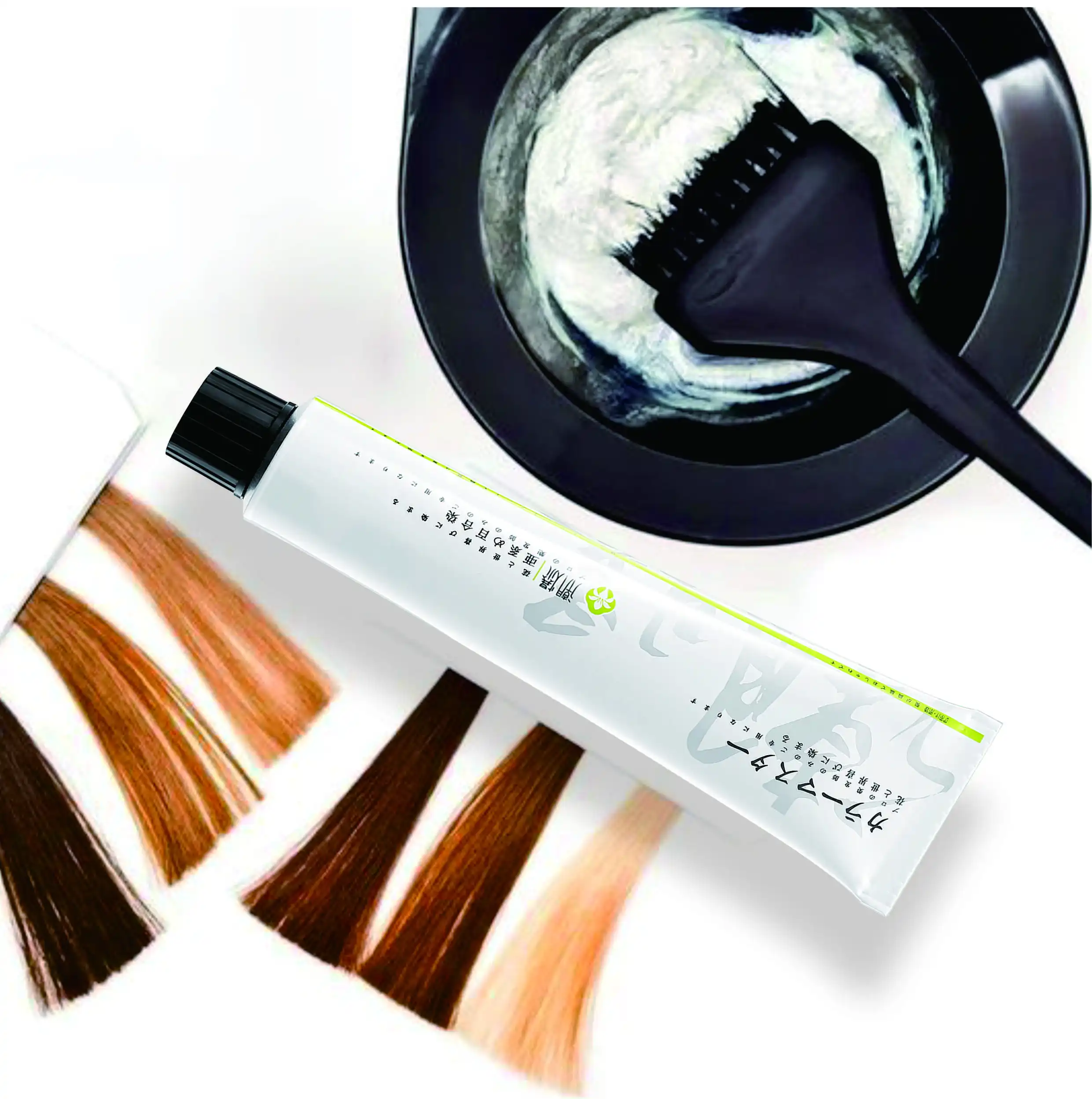 Nueva tecnología Formula Professional Salon Coloring Tinte permanente para el cabello con colores de moda Color de cabello con mezcla de peróxido 1:1