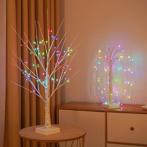 ไฟต้นไม้ RGB LED ตกแต่งคริสต์มาส ตกแต่งบ้านในร่ม ตกแต่งงานวันขอบคุณพระเจ้า แสงไฟตกแต่ง อายุการใช้งาน 2000 ชั่วโมง ปรับได้ - Product Image 3