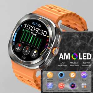 時計Z7スマートウォッチAMOLEDスクリーンHDディスプレイ屋外スポーツ耐久バッテリー寿命IP68防水スマートウォッチ男性用 - Product Image 1