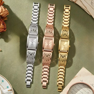 Reloj de Cuarzo Clásico Vintage con Correa de Esqueleto para Mujer, Logotipo Personalizado OEM - Product Image 3