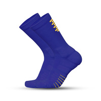 Chaussettes de compression unisexes à rayures tricotées pour le sport, respirantes et écologiques, échantillon gratuit en gros