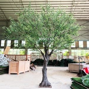 Árbol <span class=keywords><strong>de</strong></span> Olivo Artificial <span class=keywords><strong>de</strong></span> Hojas Verdes para Interiores, Adorno <span class=keywords><strong>de</strong></span> Jardín Grande <span class=keywords><strong>de</strong></span> 8 Pies, Económico, <span class=keywords><strong>de</strong></span> Guangdong - Product Image 1