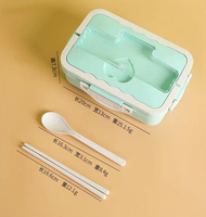 Boîtes Bento en Plastique Alimentaire Écologiques d'Origine, Réchauffables, pour Adultes et Enfants, avec Couverts Offerts