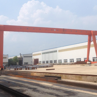 Grue portique industrielle motorisée Oulange, capacité 5-20t, hauteur de levage 10m, portée 5m