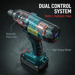 Clé dynamométrique à impulsions sans fil 18V avec batterie au lithium 30Nm pour l'assemblage automobile - Product Image 3