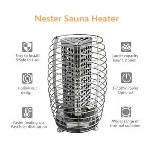 <span class=keywords><strong>2025</strong></span> חדש הנסטר עיצוב מודרני 3-7. 5kw wifi חשמל סאונה חימום אדים יבש לשימוש בדירה - Product Image 5