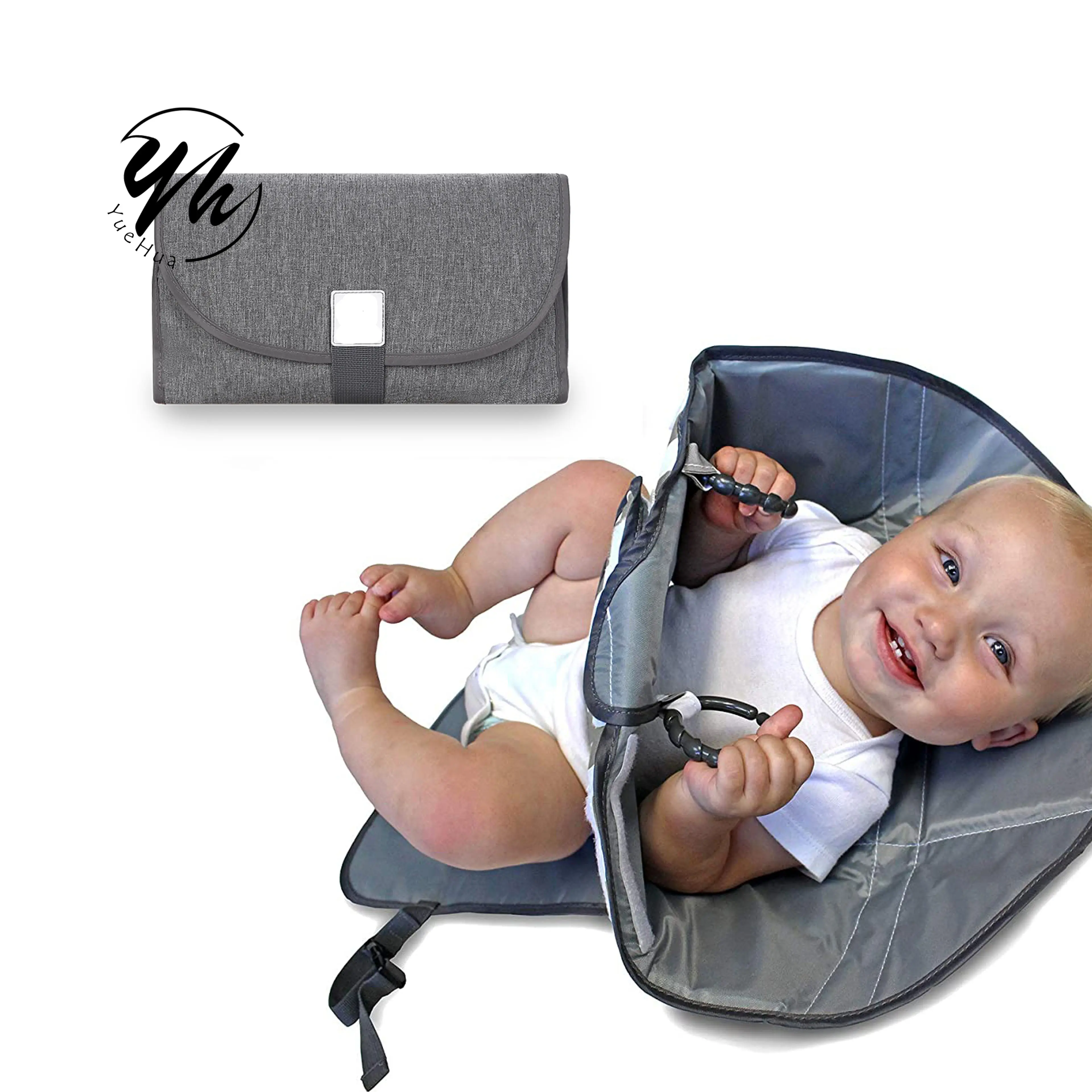 Infant Baby Diaper Clutch Water-resistant Travel Diaper Changing Pad For Baby Diaper