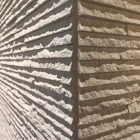 Vente flash - Panneau mural décoratif léger résistant aux UV en pierre PU imitation roche naturelle imperméable pour mur extérieur de villa