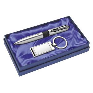 Caja de almacenamiento decorativa azul satinado, caja de regalo de cartón vacía para organizar artículos pequeños - Product Image 1