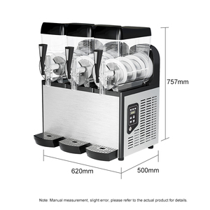 Nouvelle machine à slush multifonctionnelle de 10L*3, robuste et professionnelle, à haute productivité pour la poudre de crème glacée, les fruits et <span class=keywords><strong>le</strong></span> lait - Product Image 5
