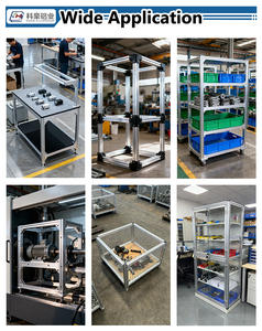 Profili in Alluminio Estruso Incorporati per Scaffalature Industriali Certificate UE - Product Image 3