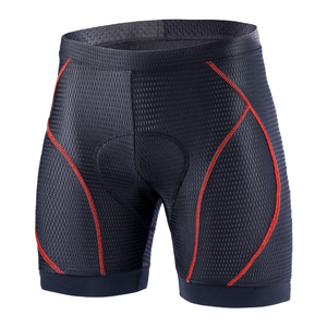 Custom Logo Men's <b>Padded</b> <b>Cycling</b> <b>Shorts</b> Breathable Mesh Bicycle Underwear with Shockproof Gel <b>Pad</b> for Road Bike and MTB - Product Image 2