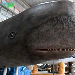 Gecai vida tamanho esperma baleia animatronic animais realista cachalote modelo para venda - Product Image 4