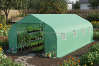 Malla Anti-Insectos para Invernadero de Jardín Exterior, para Invernadero de Plástico y Polietileno para Plantas de Vegetales