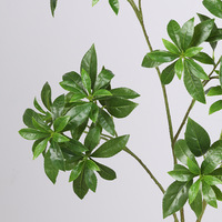 Plante Artificielle Verte 45-105cm, Mistletoe Nordique, Feuilles Artificielles, Pieris Japonica, Andromède Japonaise pour Décoration Intérieure Douce