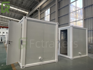 Toilettes préfabriquées modernes, écologiques, durables et portables, avec aménagement personnalisable, toilettes publiques mobiles à vendre, style sandwich - Product Image 6