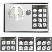 25E Mini Metall Stahl Safe mit elektronischem Schloss Wand montierter kleiner Safe für Zuhause/Büro/Fitness studio für Schmuck und wichtige Gegenstände