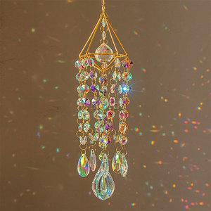 <span class=keywords><strong>Attrape</strong></span>-soleil en cristal suspendu, carillon éolien, boule prismatique, <span class=keywords><strong>attrape</strong></span>-soleil arc-en-ciel <span class=keywords><strong>pour</strong></span> jardin, extérieur, maison, chambre d'enfant, fenêtre - Product Image 2