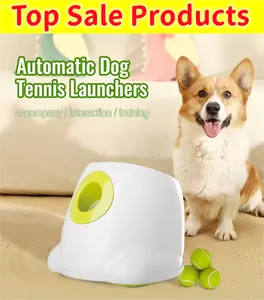 AFP Interactive Pet Dog Cat Toy Automatic Dog Tennis Ball Launcher Thrower Puzzle Slow Feeder Treat Dispenser Cat Teaser Toy