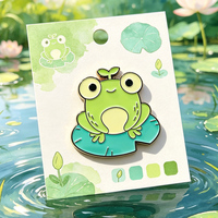 Artisanat métallique, badges d'animaux de dessin animé sur mesure, vente en gros, épingles à chapeau, épingles à revers, chats, plaqué or, émail doux et dur, épingles de grenouille pour vêtements