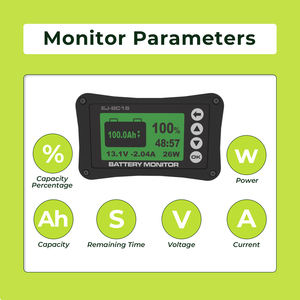 Monitor de Batería EJ-BC16 500A |   Medidor de SOC Digital de Alta Resistencia, Ideal para Sistemas Marinos, RV, Fuera de la Red, Industriales y de Alta Carga - Product Image 2