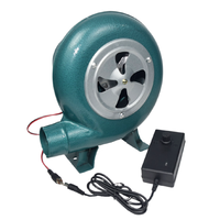 Ventilateur souffleur à vitesse réglable DC12V pour foyer, assistance à la combustion pour poêles et barbecues