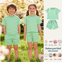 <strong>Best</strong> <strong>Selling</strong> <strong>Kids</strong> Girls Scalloped Summer Set Cozy French Terry Short Sleeve Top Shorts Casual Sets
