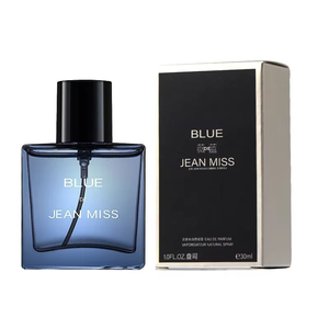 JEAN MISS Eau de Parfum pour Homme, Flacon Carré Bleu, 100ml, Parfum Longue Durée, Écologique, Vaporisateur Naturel, Sans Alcool, Notes Boisées - Product Image 3