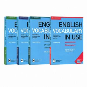 Cambridge English VOCABULARY en uso 4 piezas Libro de ejercicios especial para mejorar el inglés para estudiantes de primaria y <span class=keywords><strong>secundaria</strong></span> - Product Image 1