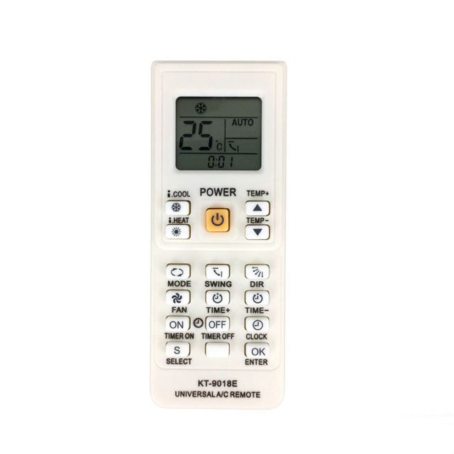 General 5000 in 1 AC KT-9018E Remote Control for AUX /Electrolux /Fujitsu /Gree /DAIKIN /TCL Air Conditioner