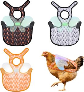 Beckon Selles de poule personnalisées imperméables pour poules, réglables, avec protection des ailes et du dos en plumes - Product Image 1