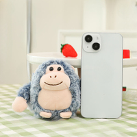 Grosir Gantungan Kunci Boneka Hewan Custom 10-18cm Mini Boneka Lembut Gantungan Kunci Pabrik OEM