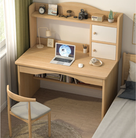 Bureau d'ordinateur bureau de maison étagère de bibliothèque intégrée bureau simple avec bibliothèque combinaison chambre d'étudiant bureau d'écriture