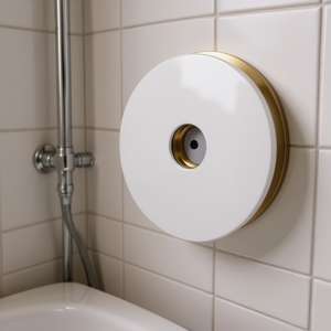 Roseta de Latón, Diámetro Exterior 110 mm, Orificio 30 mm, Accesorio de Plomería - Product Image 2