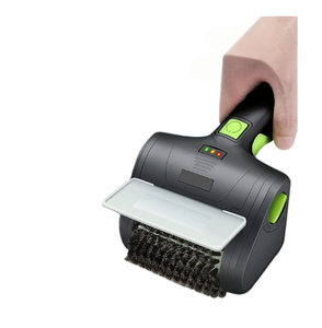 Brosse électrique sans fil pour barbecue avec manche en bois, idéale pour nettoyer les grilles, les carreaux et les baignoires, parfaite pour les pique-niques et le camping, barbecue sans fil - Product Image 4