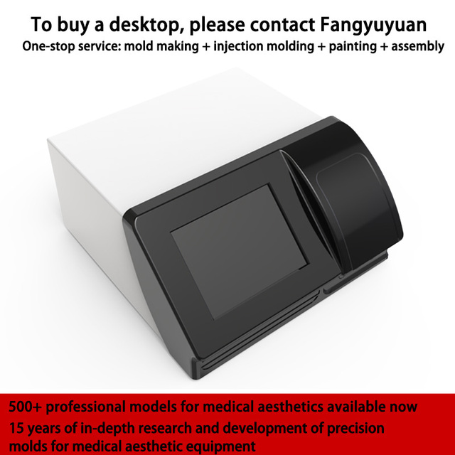 In Stock Benchtop Testing Electronic Equipment Plastic Case Medical Grade ABS Injection Molded with Display Screen Custom