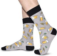 Si vous pouvez lire ceci Apportez-moi des chaussettes de thé au café au chocolat avec cadeau d'anniversaire drôle en silicone pour papa maman chaussettes d'intérieur