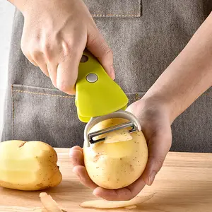 Kitchen Gadget Tools Double Planing Grater Slicer 2 In1 Vegetable Potato Peeler