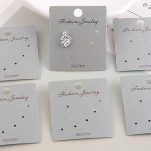 Biểu Tượng Tùy Chỉnh In Gấp Bông Tai Vòng Cổ Thẻ Treo Hiển Thị Tiêu Đề Thẻ Bao Bì Tag Đối Với Trang Sức - Product Image 5