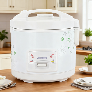 Venta directa de fábrica, olla interior con revestimiento antiadherente blanco de 5l de alta calidad, olla arrocera eléctrica multifunción para el hogar - Product Image 1