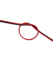 Câble d'alimentation CC 18AWG 20AWG UL2468 rouge noir en PVC parallèle, écologique, accessoires pour dissipateur de chaleur LED CC5V/12V/24V