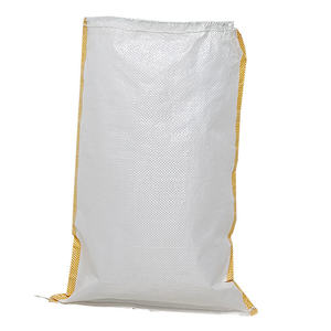 Sac tissé en polypropylène blanc vide de 50 kg, refermable, pour albums et vinyles, sacs de sable en polypropylène tissé - Product Image 1