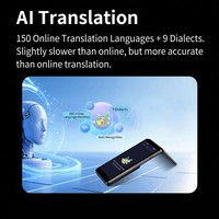 Traducteurs vocaux photo haute précision T90, traducteur vocal intelligent à double écran pliable, traduction en ligne pour les voyages d'affaires